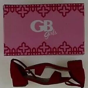 Girls' Shoes GB Girls Red 10M Pre-Owned